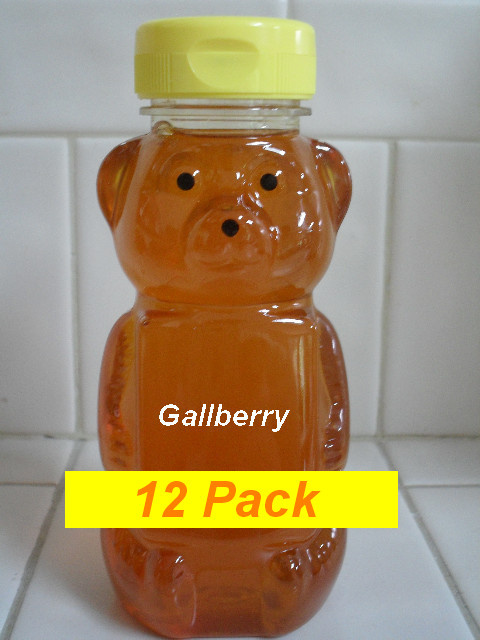 SAVE 45% - 12pk Gallberry Honey 12 x 12oz btls.