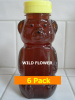 SAVE 40% - 6pk Wildflower Honey 6 x 12oz btls.